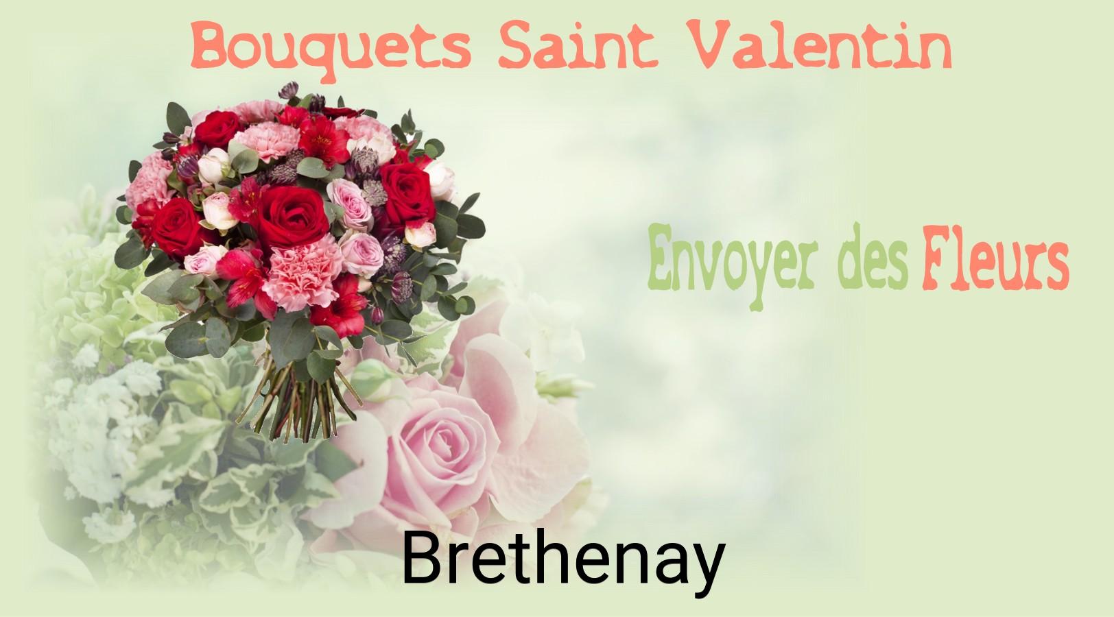 Roses de Saint-Valentin livrées à Brethenay
